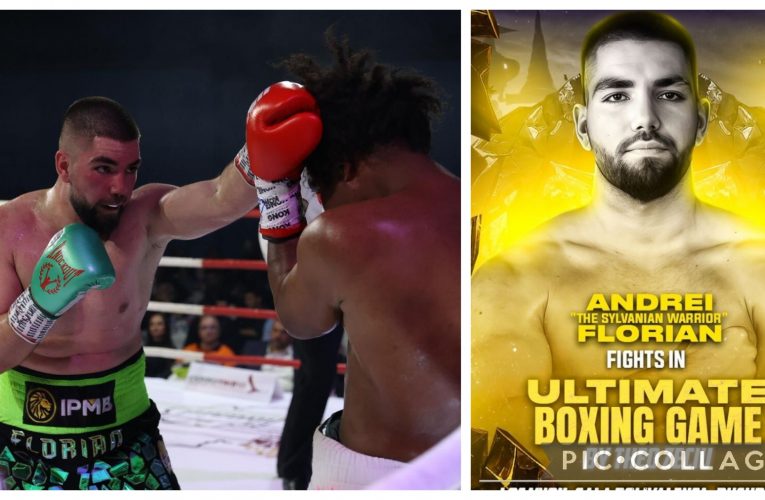 Andrei Florian revine în ring și luptă în Gala Ultimate Boxing Game la București
