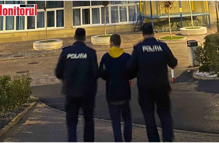 Infractor prins rapid și încătușat de Poliție! A încercat să fure dintr-o casă din Zalău