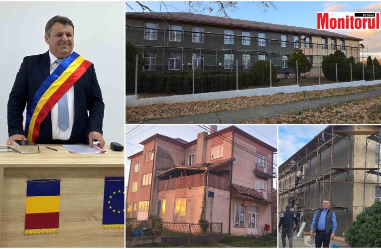 Primarul Moraviț Mugurel modernizează școala și blocul social din Bobota