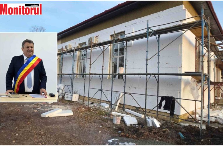 Primarul Moraviț Mugurel a început lucrările de modernizare la Căminul Cultural din Zalnoc