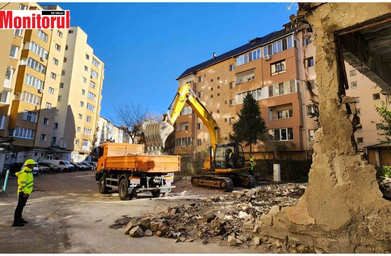 Citadin amenajează locuri noi de parcare în zona Școlii Gim. Gh. Lazăr