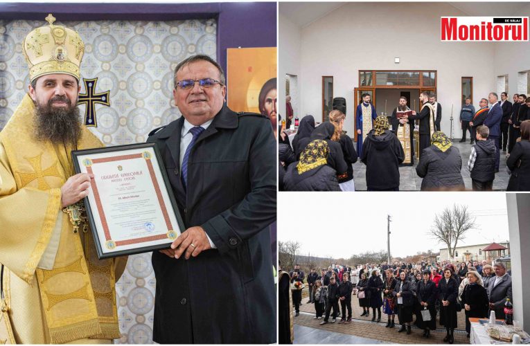 Primarul Comunei Fildu de Jos, Nicolae Albert, apreciat public de episcopul Sălajului Benedict