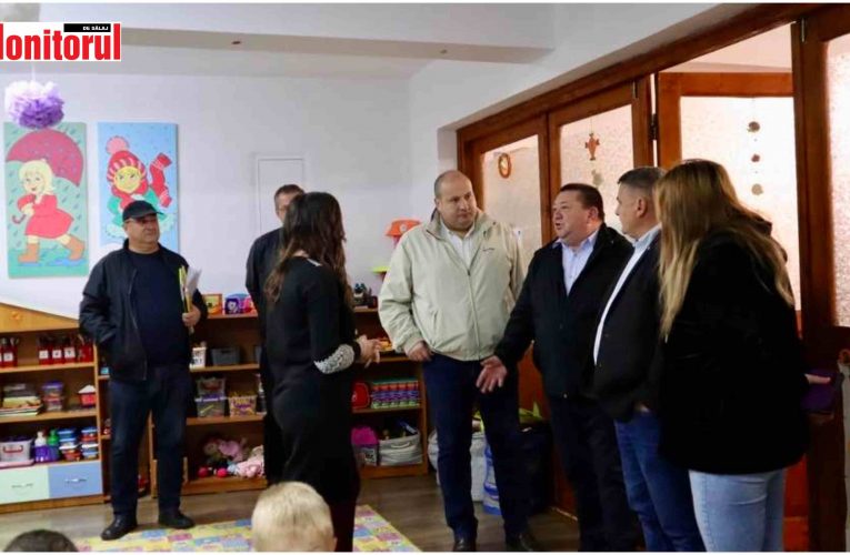 Primarul Comunei Hereclean, Dobrai Francisc, a primit vizita prefectului Claudiu Bîrsan