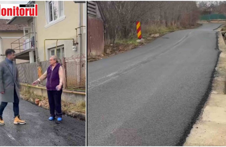 Viceprimarul Vlad Pașcalău anunță finalizarea lucrărilor de asfaltare pe încă două străzi din Jibou