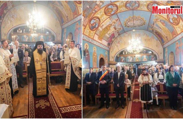 FOTO| Primarul Gheorghe Sandu Prodan a primit vizita episcopului Sălajului PS Benedict