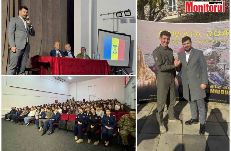 Viceprimarul Jiboului Vlad Pașcalău susține campania de promovare a învățământului militar