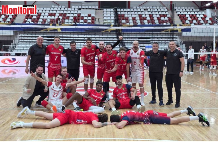 Victorie mare pentru SCM Volei Zalău în fața campioanei Dinamo București