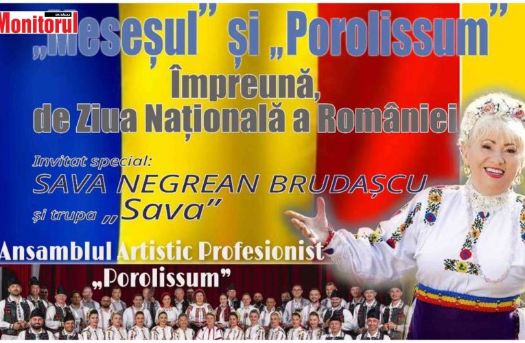 Sava Negrean Brudașcu face spectacol de Ziua Națională a României