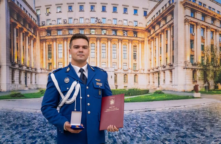 Dan–Olimpiu Pășcuță a primit „Emblema de Onoare a MAI”