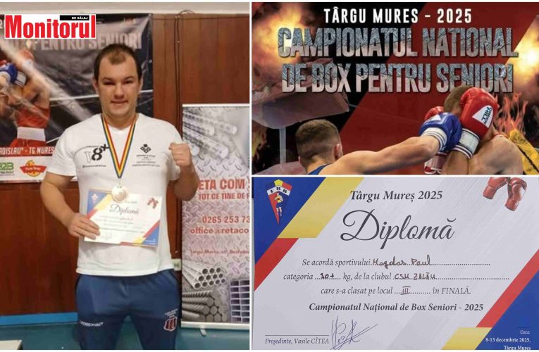 Paul Magdas medaliat cu bronz la Campionatul National de box pentru Seniori 2025