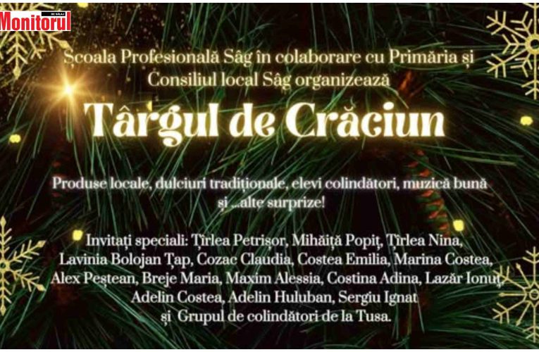 Târg de Crăciun organizat cu sprijinul Primăriei Sâg