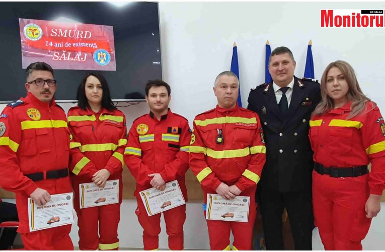 14 ani de SMURD în Sălaj! Cinci cadre au primit „Diplome de Onoare”, iar cinci voluntari au primit „Diplome de Merit”