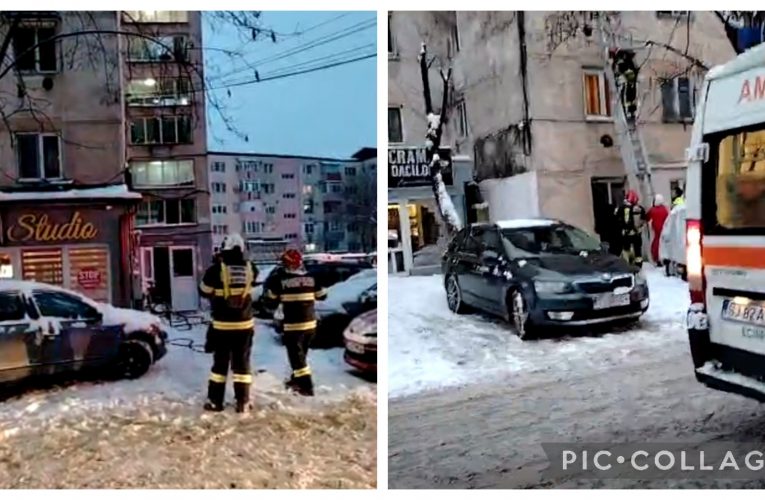 Explozie de butelie și incendiu la Zalău! S-a activat Planul Roșu de Intervenție