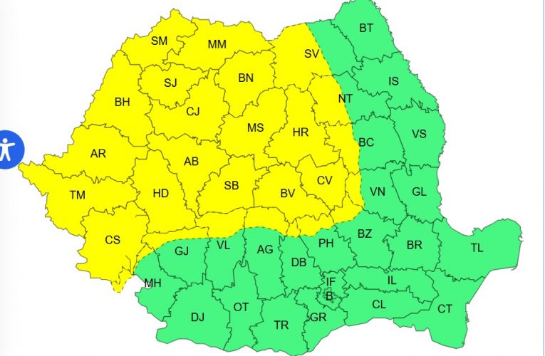 Sălajul sub Cod galben – temperaturi scăzute și ger în perioada 12 – 14 ianuarie