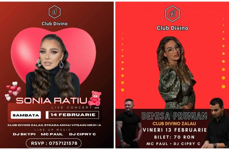 Super petreceri la Club Divino Zalău – Sonia Rațiu și Denisa Prunian