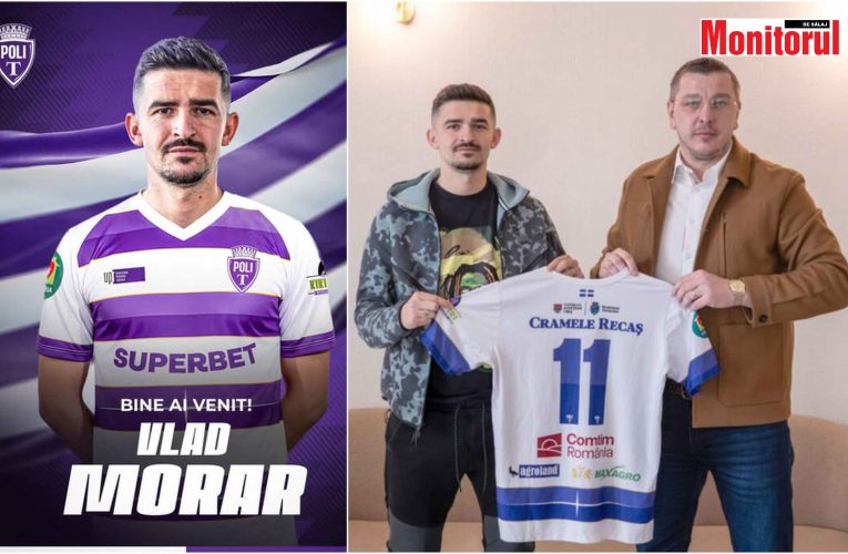 Atacantul Vlad Morar a semnat cu Poli Timișoara și a fost prezentat oficial