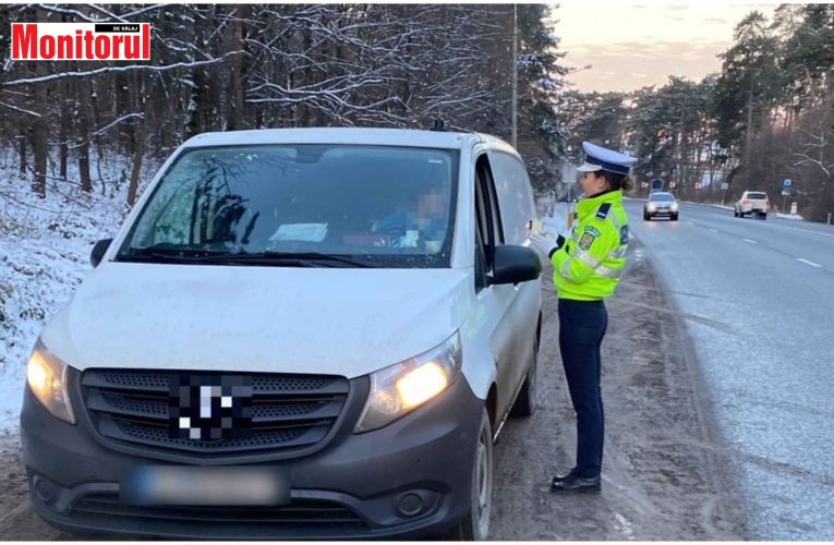 Acțiune în trafic a Poliției sălăjene: amenzi de 9 mii euro și 12 permise reținute