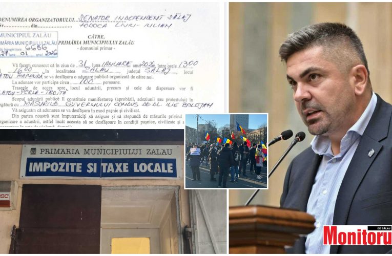 Senatorul Liviu Fodoca organizează un protest la Zalău împotriva măsurilor de austeritate