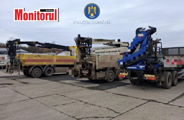 Cinci autovehicule folosite la transport ilegal de lemne puse sub sechestru de Poliție