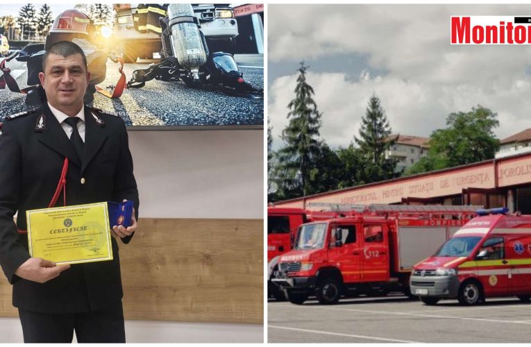 Plutonierul adjutant șef NOJE Marius Alin – pompierul de onoare al județului Sălaj
