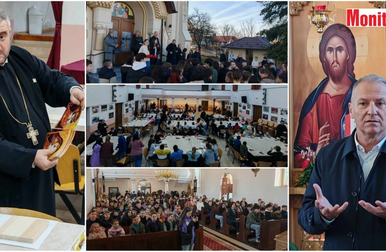 VIDEO | Președintele Dinu Iancu-Sălăjanu a vorbit unei biserici pline de copii și tineri la Crasna