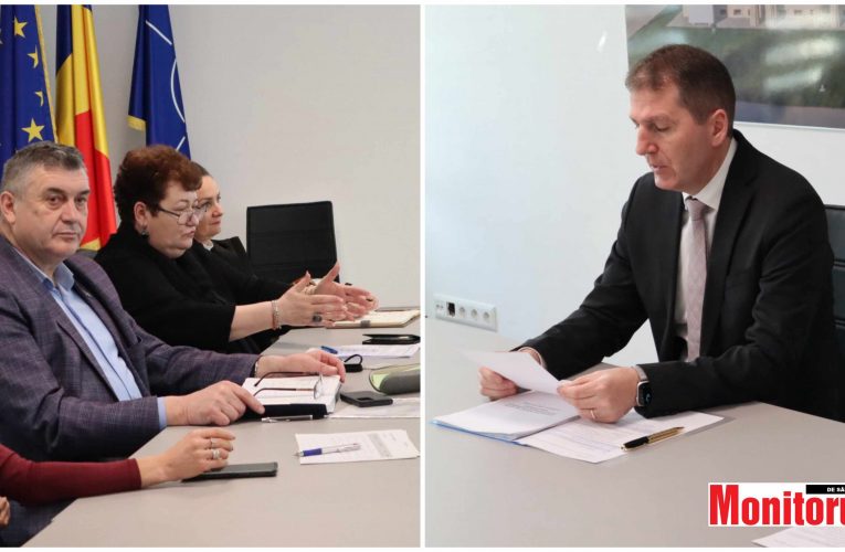 Subprefectul Alexandru Pura a condus ședința de lucru dedicată fenomenului mamelor minore