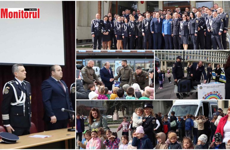 Prefectul Sălajului prezent la activitățile desfășurate la Zalău cu ocazia Zilei Poliției Române