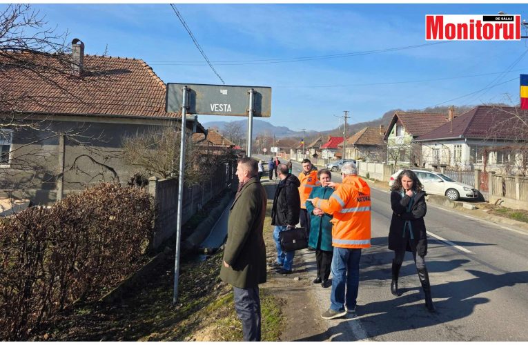 Subprefectul Alexandru Pura intervine pentru rezolvarea scurgerii apelor pluviale pe DN1H, la ieșire din Ciocmani