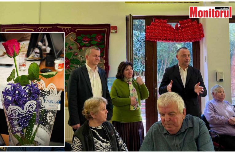 Primarul Florin Florian în vizită la centrele de zi pentru persoane vârstnice din Zalău