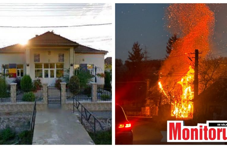 Incendiu puternic la sediul Primăriei Dorin