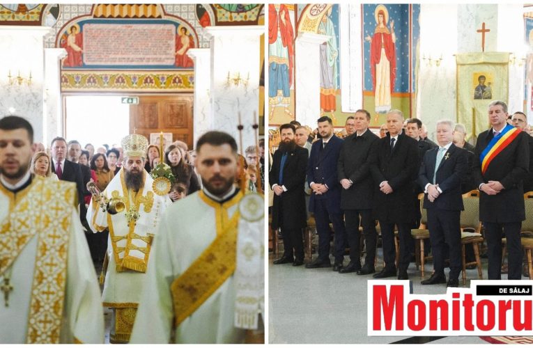 Episcopul Sălajului PS Benedict a slujit la Jibou în a doua zi de Paște