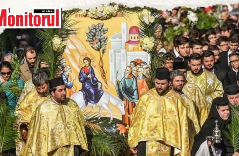 Procesiune religioasă organizată de Episcopul Benedict