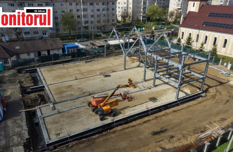 Avril avansează pe șantierul noii piețe agroalimentare din Dumbrava Nord