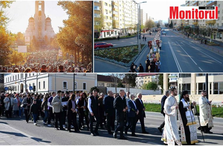 Peste 2000 de sălăjeni au participat la procesiunea „În bucuria Floriilor”