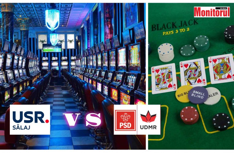 Lupta dintre opoziție și putere pentru interzicerea păcănelelor în Zalău!