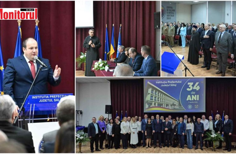 Eveniment de gală la împlinirea a 34 de ani de activitate a Instituției Prefectului – Județul Sălaj