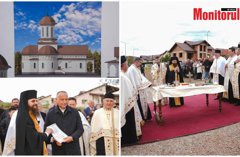 Epsicopul Benedict a pus piatra de temelie a noii biserici ortodoxe din cartierul Meseș