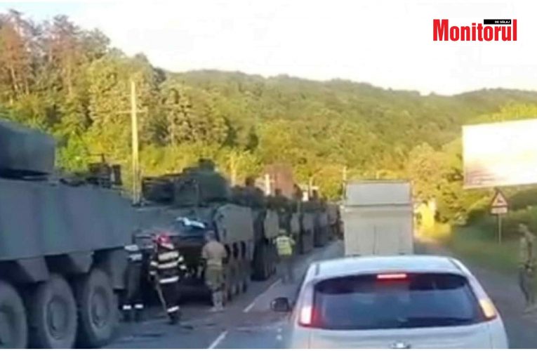 UPDATE: Trei tancuri avariate și 11 soldați răniți în accidentul rutier din Ileanda