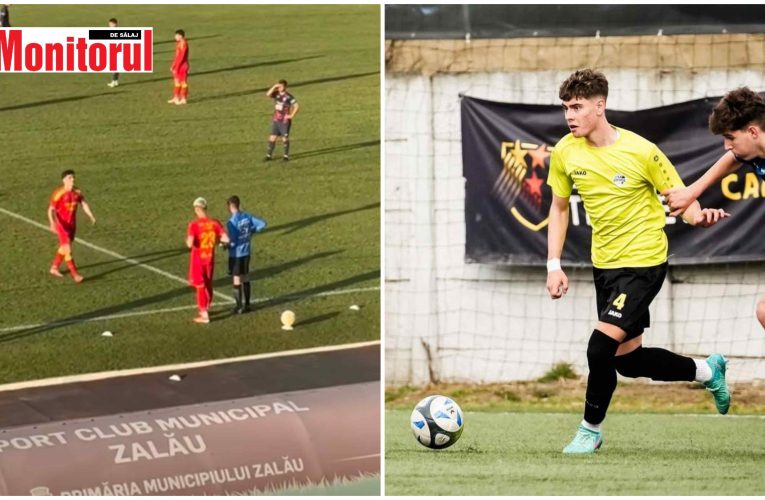 VIDEO| Tânărul fundaș Antonio Pojar a debutat la SCM Zalău