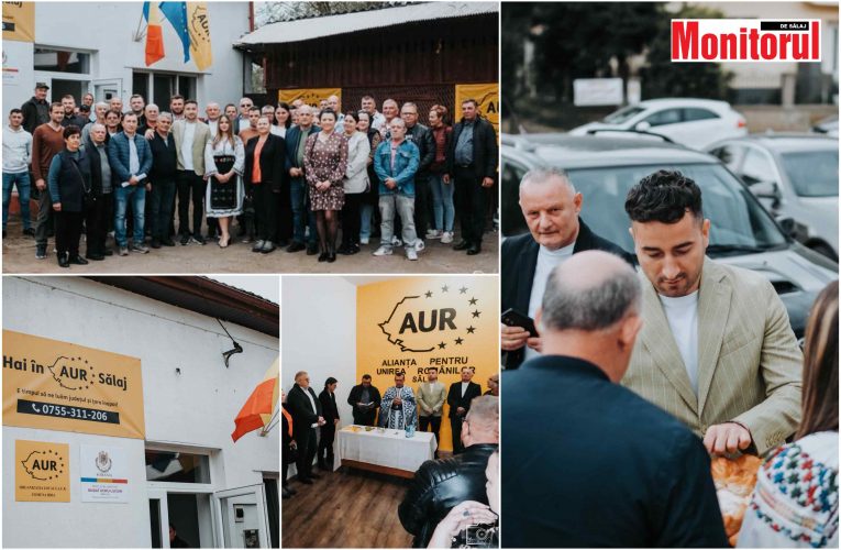 Sediu AUR nou la Hida! Deputatul Lucian Mușat, primit cu pâine și sare