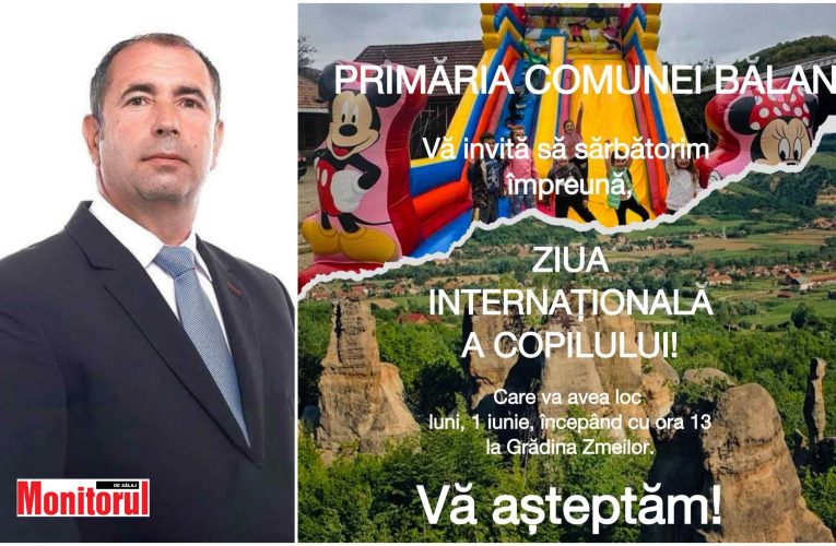 Eveniment special de Ziua Copilului organizat de Primăria Bălan