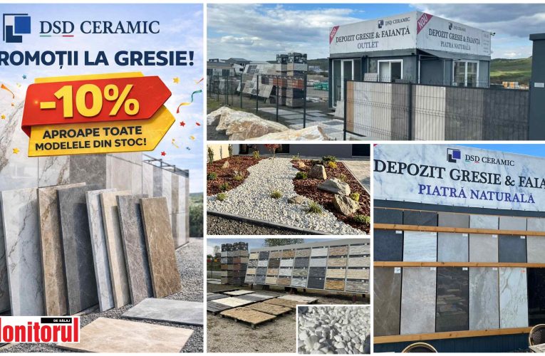 DSD Ceramic – cel mai nou outlet de gresie, faianță și piatră naturală importate din Italia