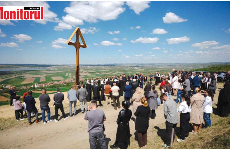 Episcopul Benedict a sfințit o troiță din localitatea Porți