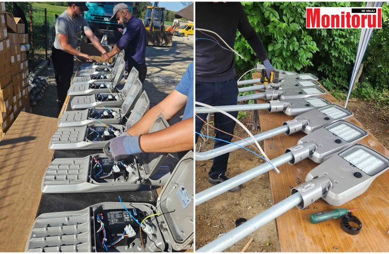 Iluminat public modern pe toate străzile din satele Horoatu Crasnei și Stârciu