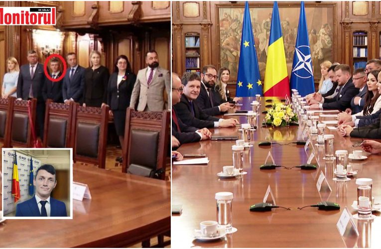 Senatorul condamnat Pintea Paul, față în față cu președintele Nicușor Dan la negocieri
