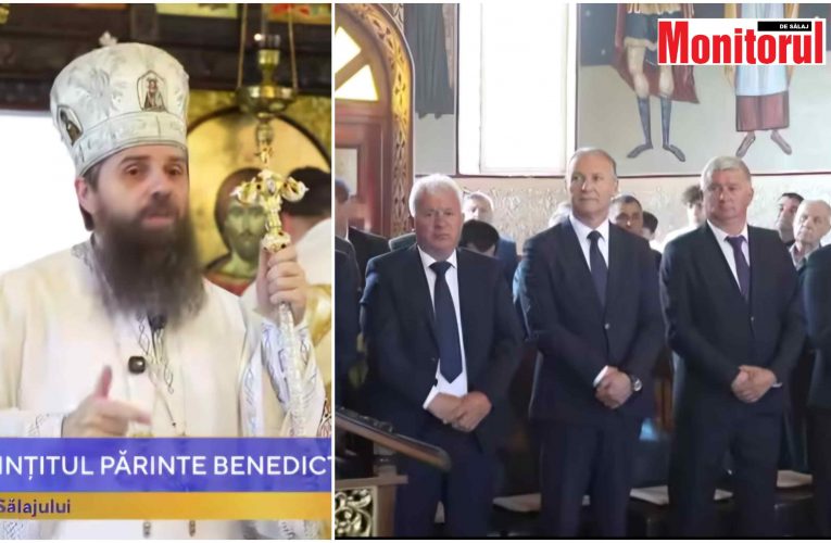 VIDEO| Dinu Iancu-Sălăjanu prezent alături de episcopul Benedict la sfințirea casei parohiale și a capelei din Zimbor