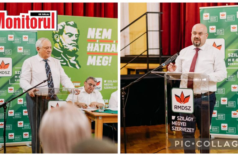 Szilagyi Robert ales noul președinte UDMR Sălaj. Deputatul Seres Dénes a predat ștafeta
