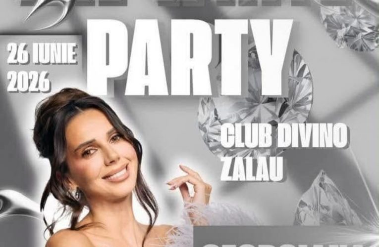 Georgiana Lobonț aduce atmosfera de sărbătoare la „All White Party” din Zalău
