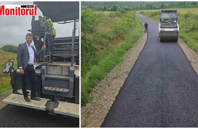 S-a asfaltat drumul comunal DC77B legătură între satele Stârciu și Șeredeiu