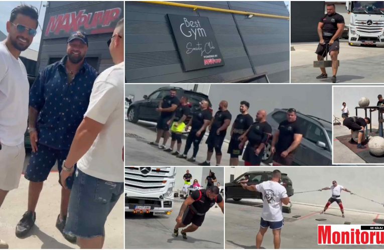 Prima ediție Strongman la Zalău a avut succes! Vedeta Alex Bodi a fost prezent și a premiat câștigătorul